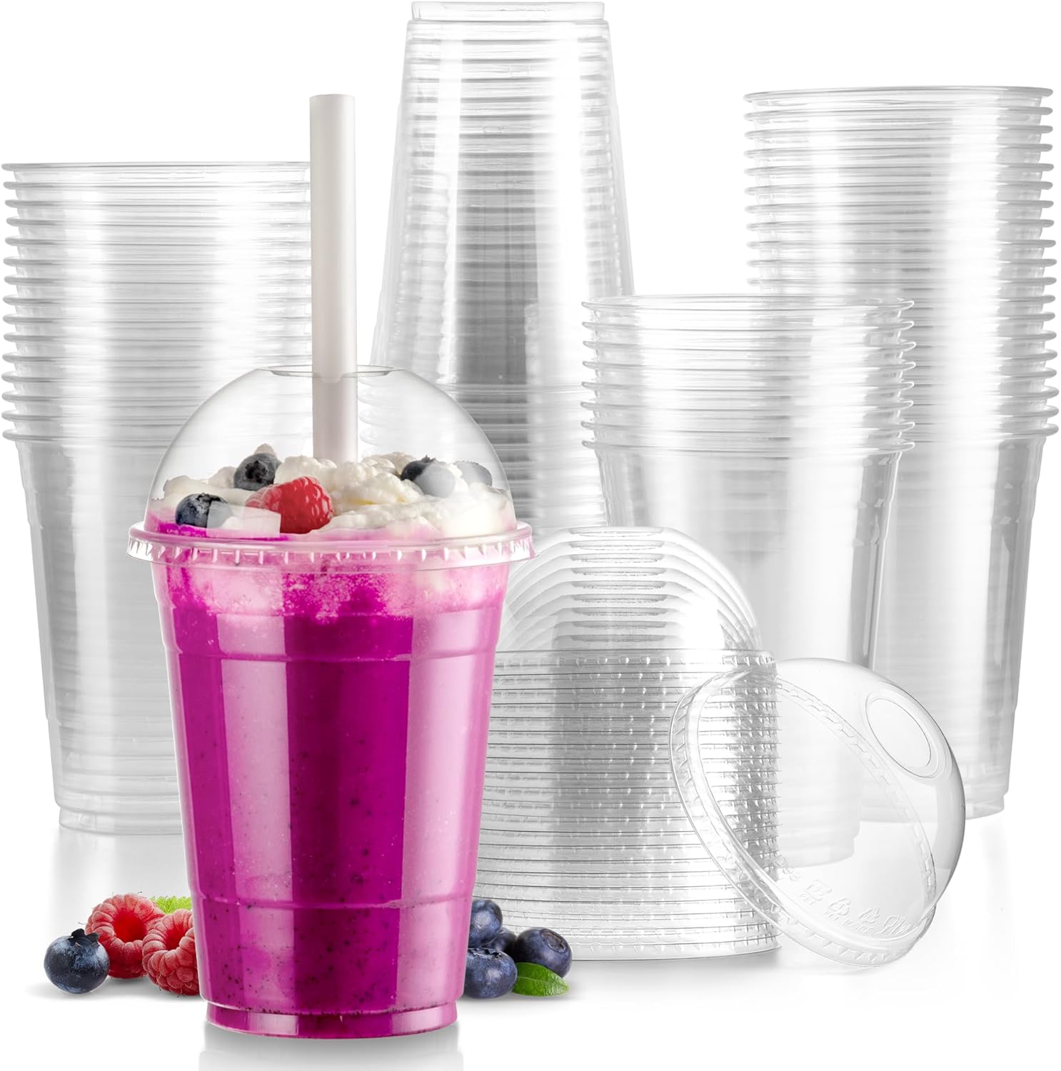 Przezroczyste plastikowe kubki – Plastic Dome Clear recenzja i cena