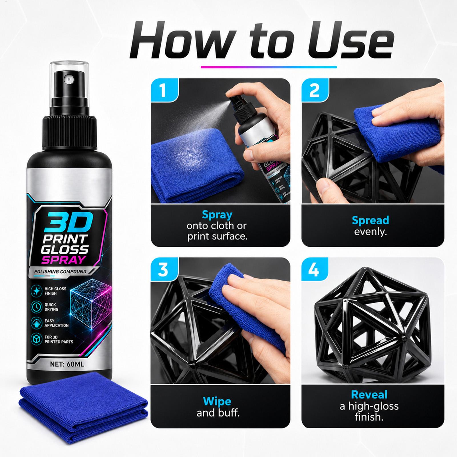 100ml Błyszczący Spray do Druk – Misting Bottle Fine recenzja i cena